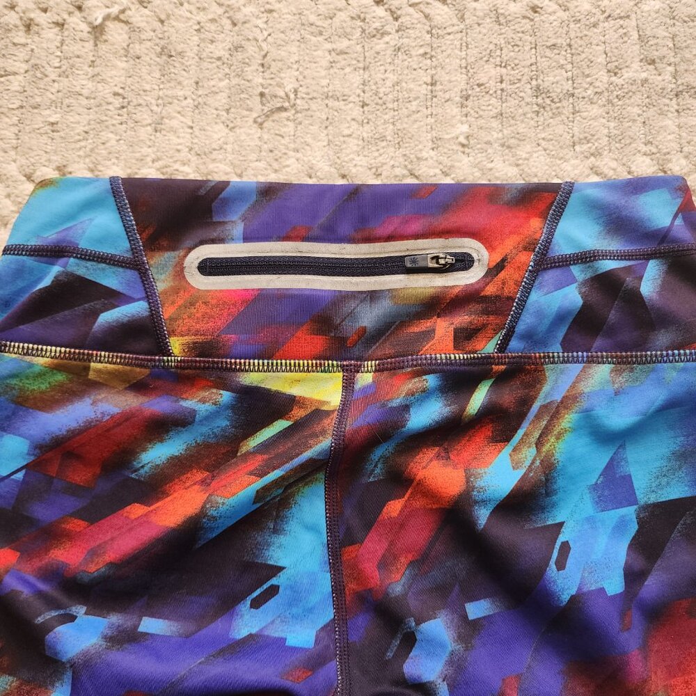 Athleta Sonar Colorburst Rainbow Leggings XS – Full Length, Multicolor - Picture 14 of 16